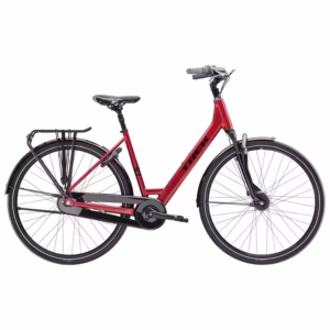 Trek District 2 z niskim przekrokiem czerwony