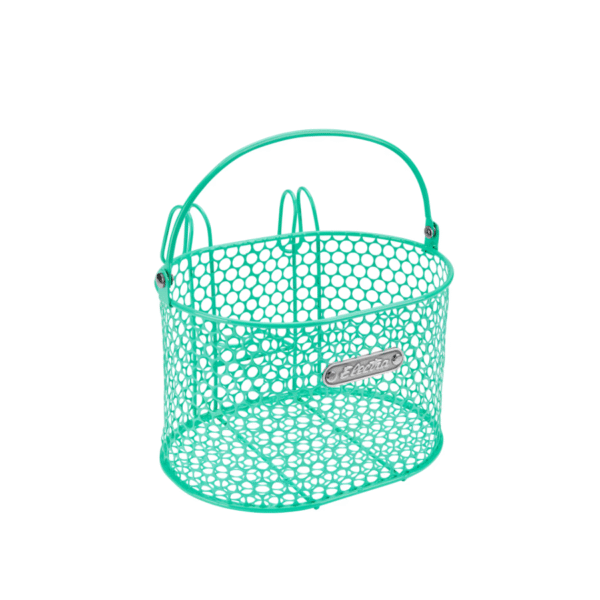 Electra Kosz na kierownicę Honeycomb mały mocowany na hakach miętowy