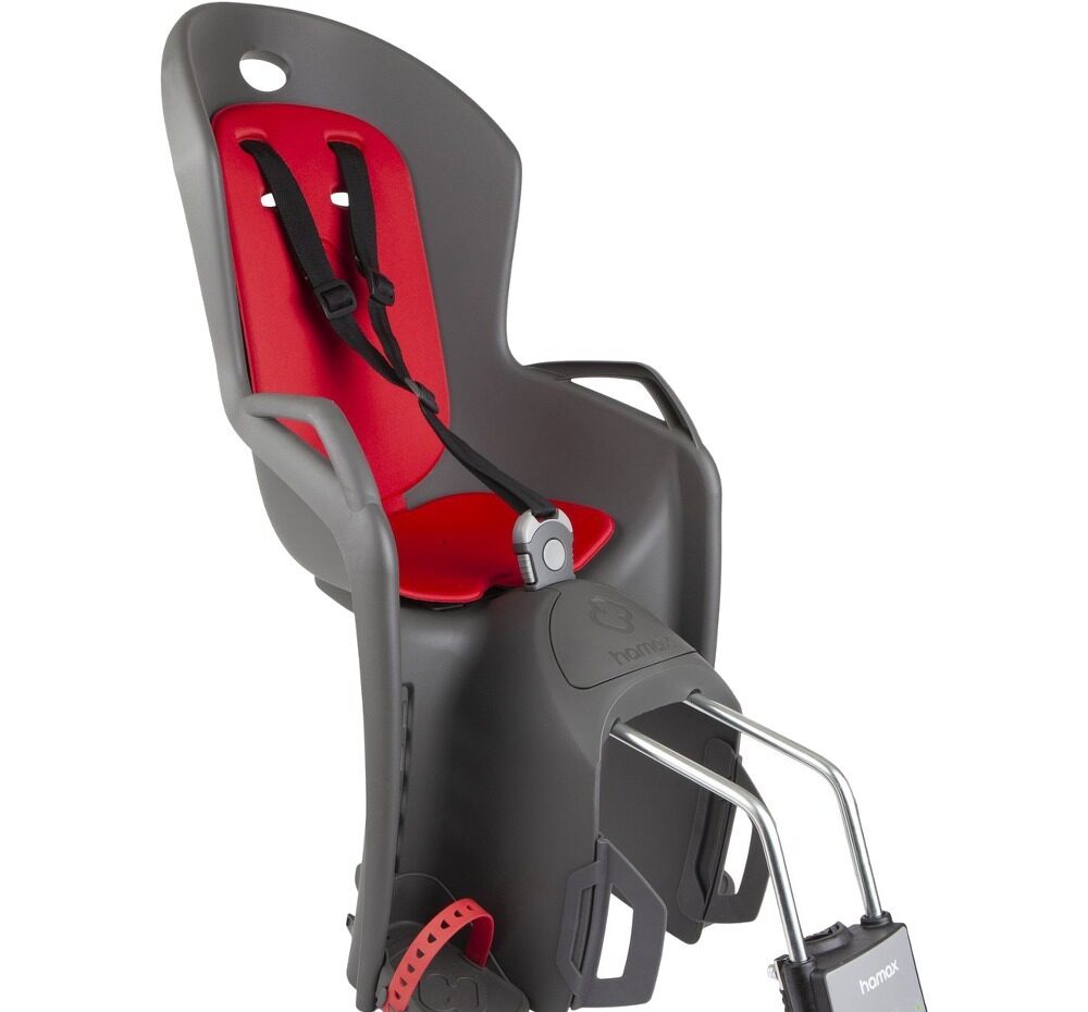 Fotelik HAMAX AMIGA (szary, czerwona wyściółka)