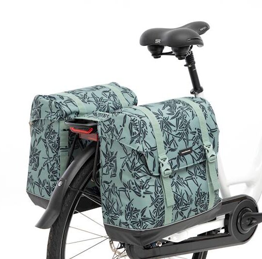 Bamboo Alba Double torba rowerowa green