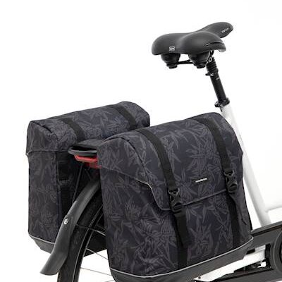 Torba rowerowa Bamboo Alba Double black - obrazek 1