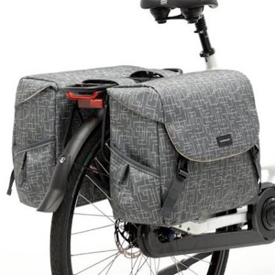 Torba rowerowa Ivy Mondi Joy Double Grey - obrazek 1
