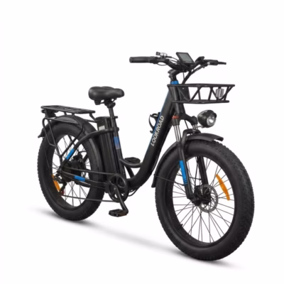 LookRoad L26 Mini Electric Bike Sleek Black